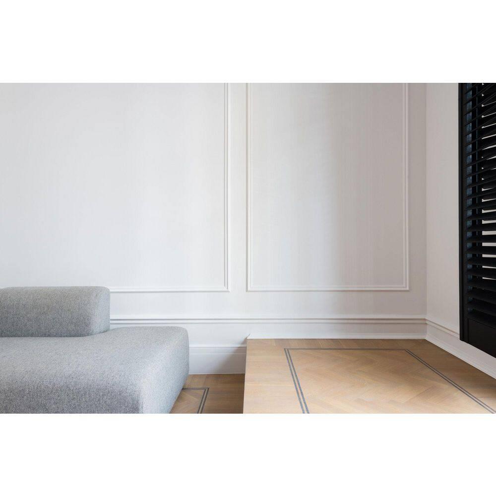 5/8 in D x 1-5/8 in W x 78-3/4 in L Primed White Plain Polyurethane Panel Moulding (Set of 4)