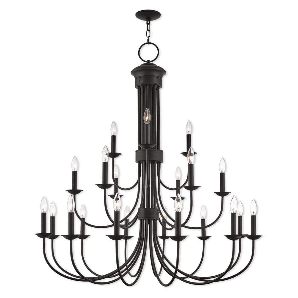 Livex Lighting Estate 21 - Light Chandelier in  Bronze