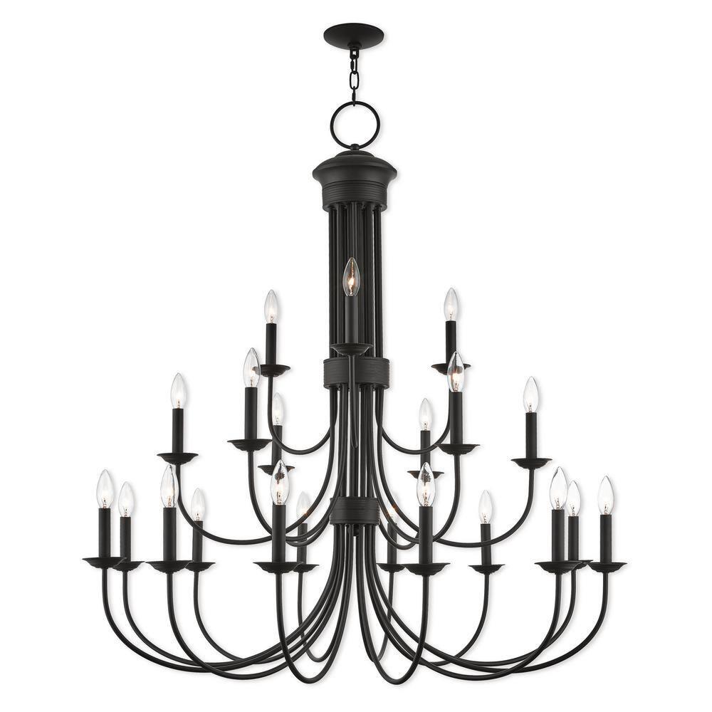 Livex Lighting Estate 21 - Light Chandelier in  Bronze