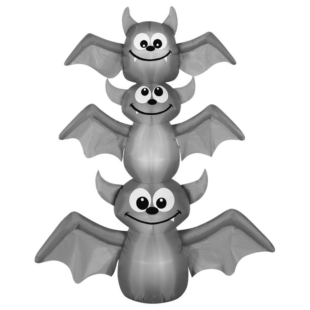 Occasions AIRFLOWZ INFLATABLE BAT STACK  6FT, 6 ft Tall, Purple