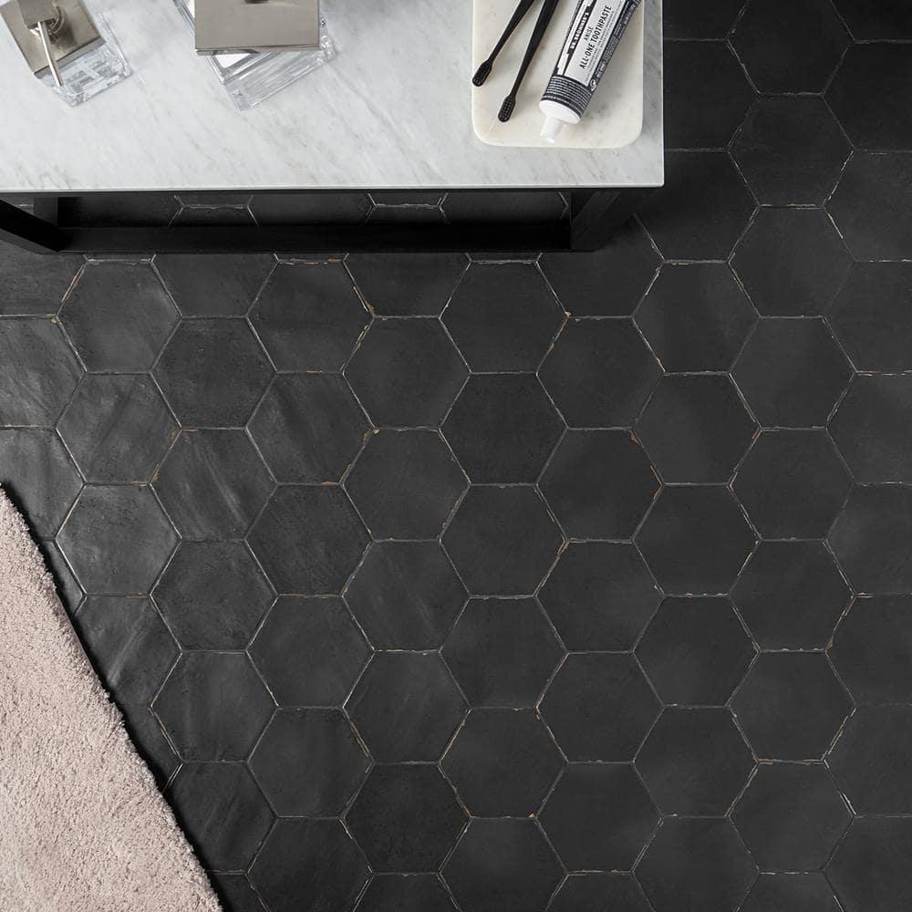 Bond Tile Palo Alto Hex 6" Hexagon Handmade Look Porcelain Floor and Wall Tile (5.38 Sq. Ft. / Case)
