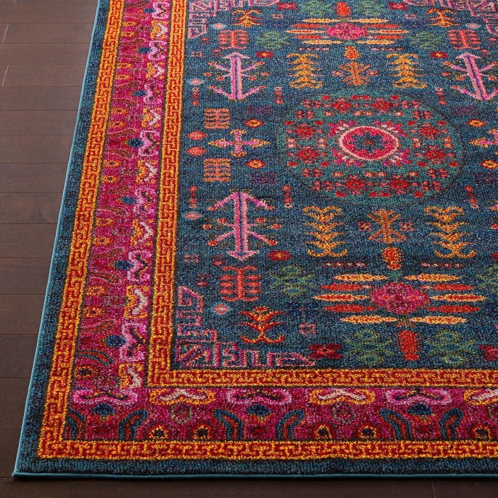 Mark & Day Beziers 7'10"x10'2" Rectangle Woven Indoor Area Rugs Bright Red