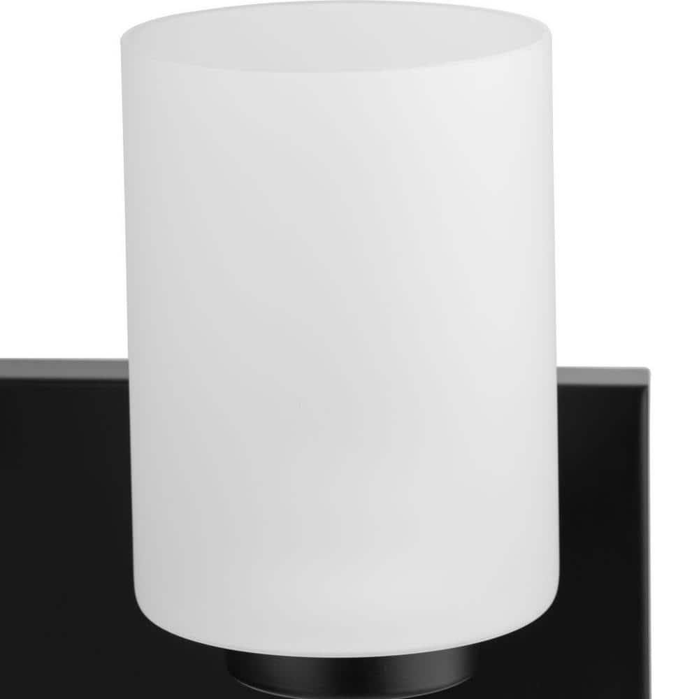 Progress Lighting Merry Collection 2-Light Brushed Nickel Etched Glass Transitional Bath Vanity Light