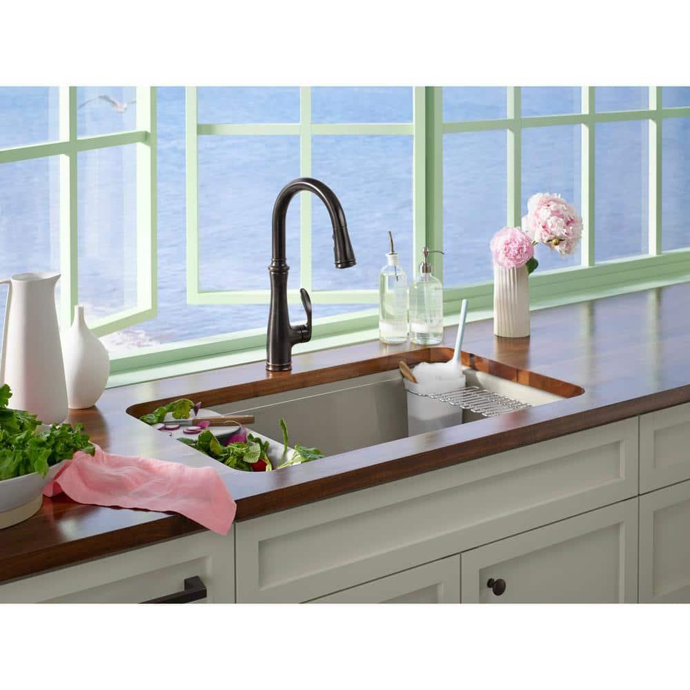 Bellera™ Pull Down Single Handle Kitchen Faucet with Handle and Supply Lines