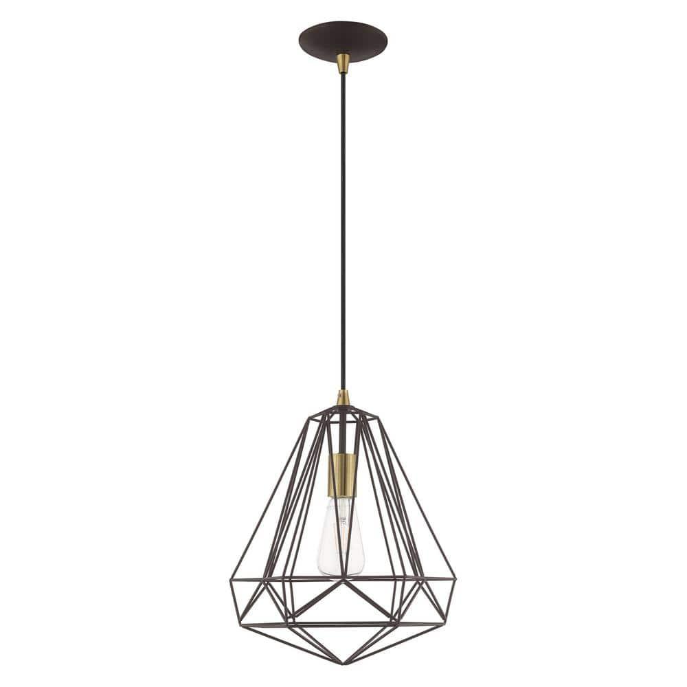 Livex Lighting Knox 1 - Light Pendant in  Bronze