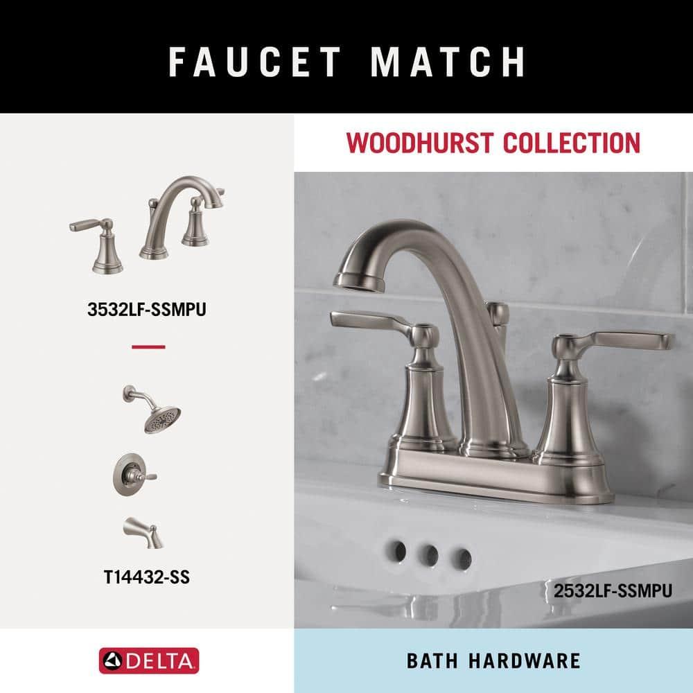 DELTA FAUCET 138031 Crestfield, Bath Hardware Accessory, 24 Towel Bar, Satin Nickel