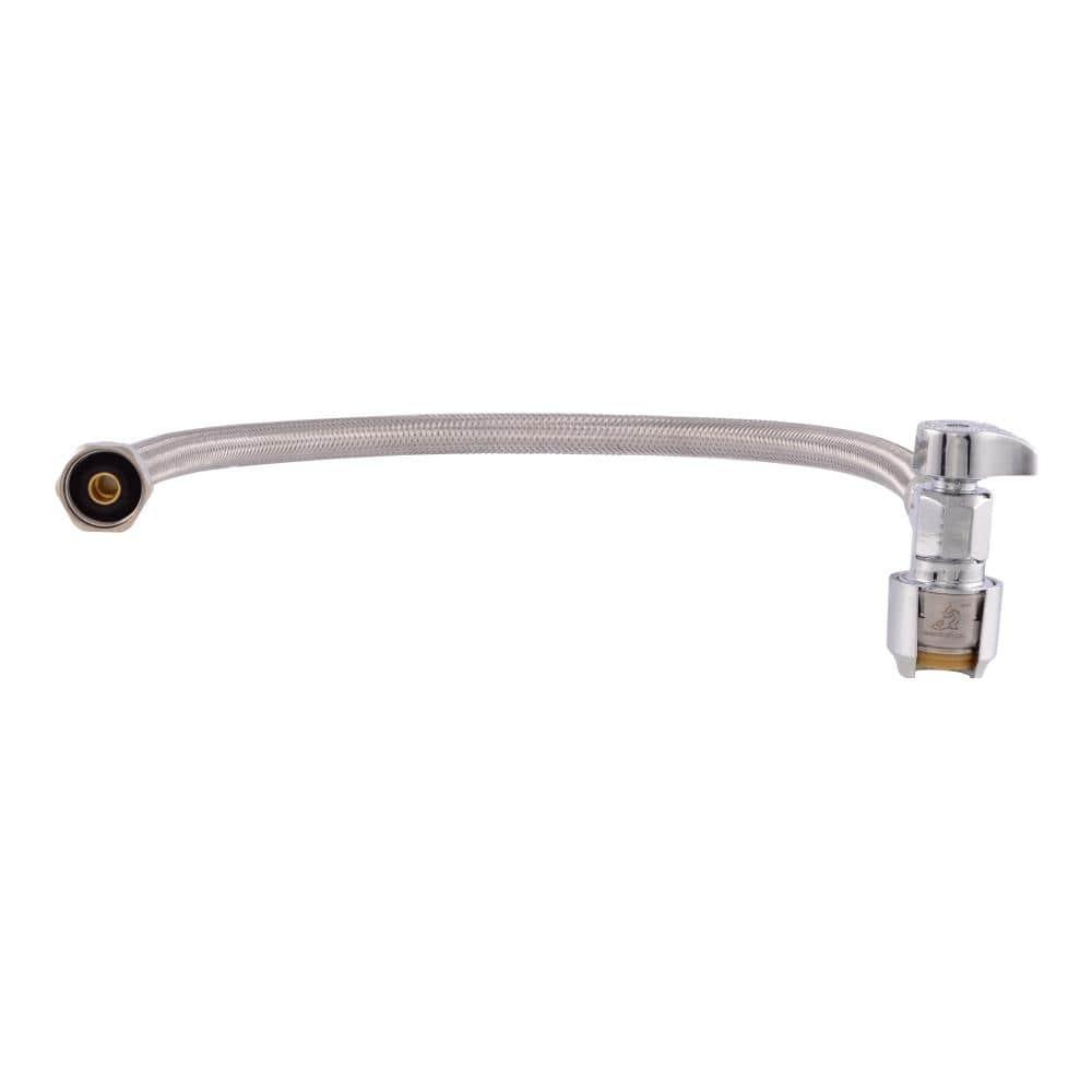 SharkBite Max UR24657 Faucet Connector Hose, Braided Stainless Steel, 1/2 x 1/2 x 20 In. - Quantity 1