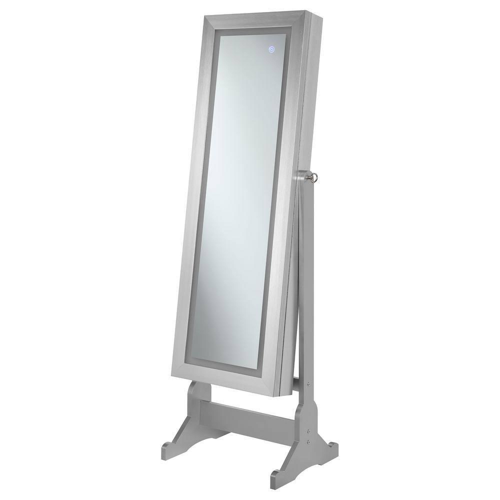 Jewelry Cheval Mirror Silver