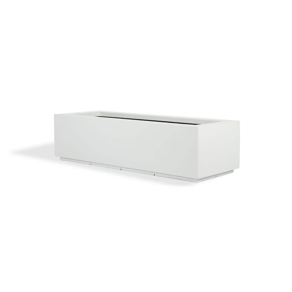 Riviera Short 46 in. x 12 in. White Trough