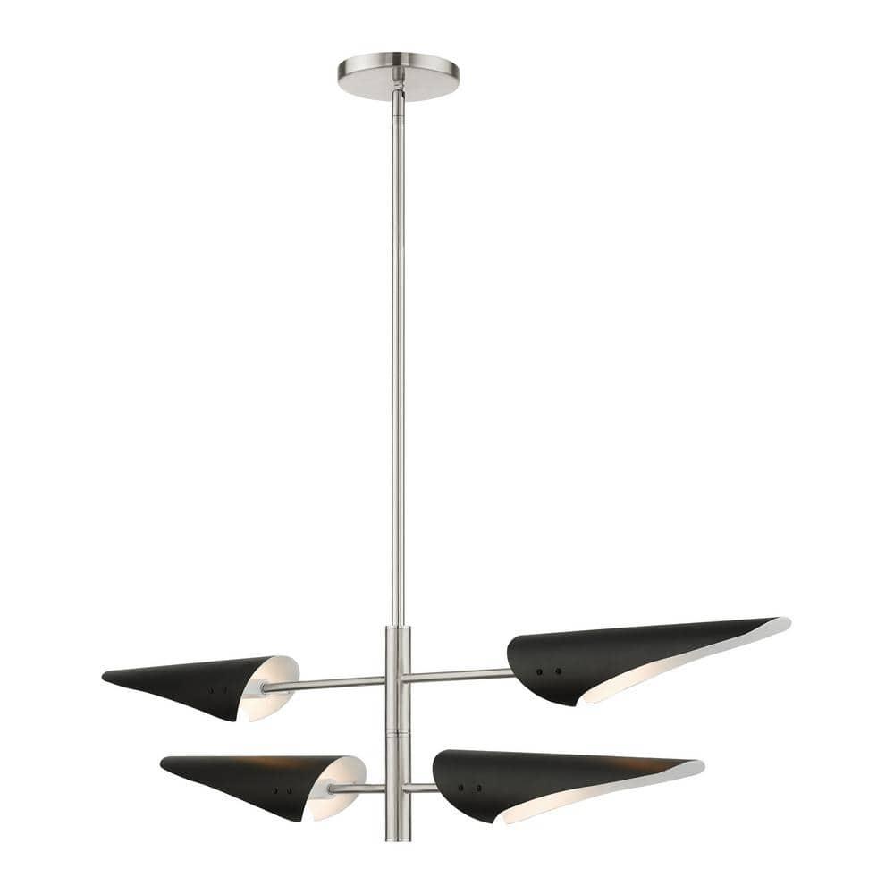Livex Lighting Capistrano 4 - Light Pendant in  Brushed Nickel