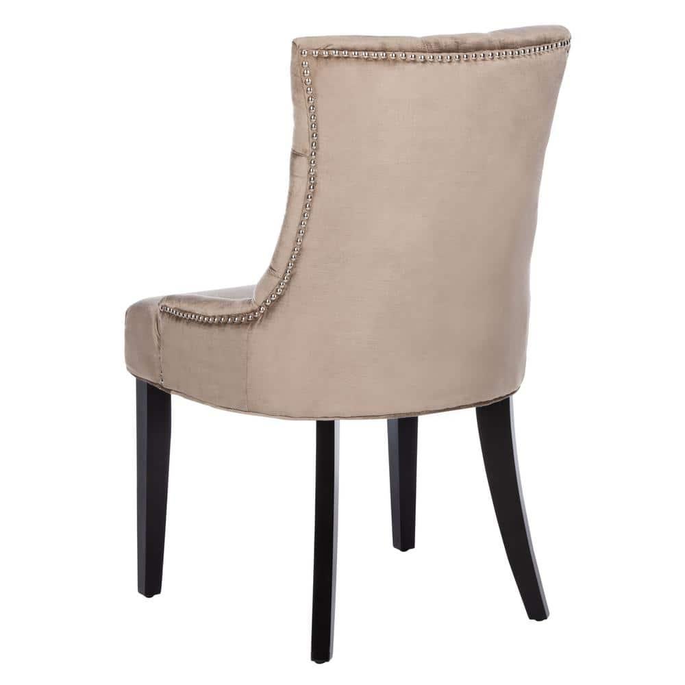 Abby 19''H Tufted Side Chairs (Set of 2)  Silver Nail Heads - Antique Sage - Safavieh