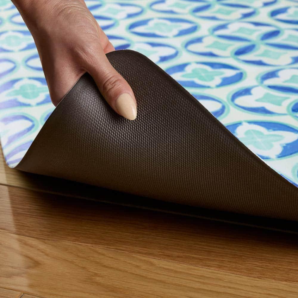 Fiesta FIESTA Postiano Tiles Geo Textured Anti-Fatigue Comfort Non-Slip Kitchen Runner Mat