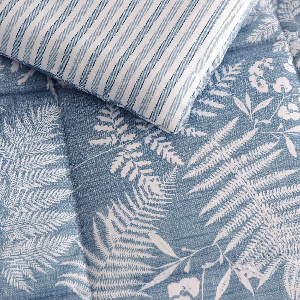 Eddie Bauer Eddie Bauer Fern Garden Blue Reversible Comforter Set