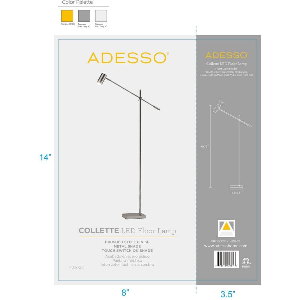 Flemings 63'' Dimmable LED Floor Lamp