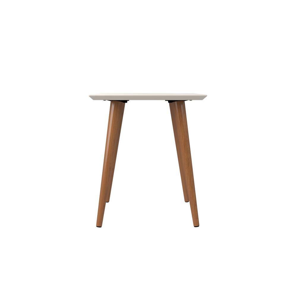 19.68" Utopia High Square End Table: Splayed Legs, Compact Size - Manhattan Comfort