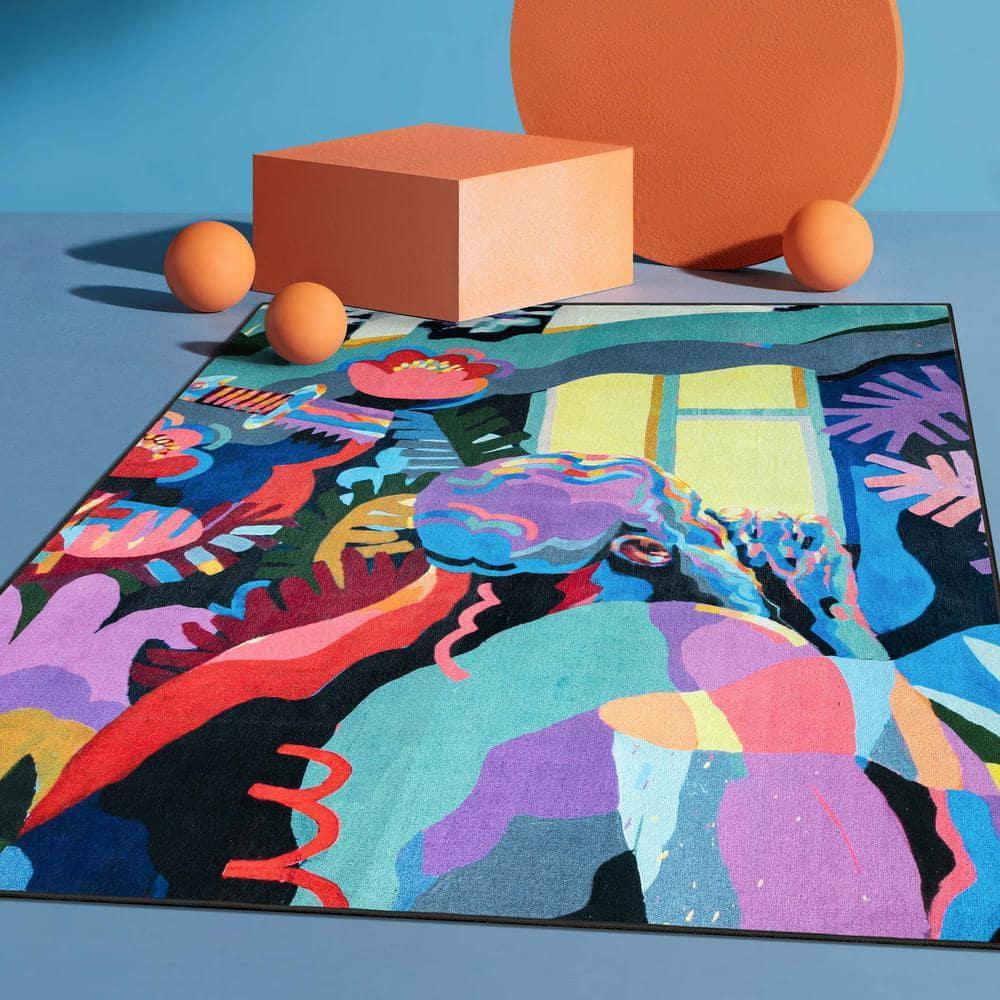 Well Woven Well Woven x Misha Tyutyunik The Sunday Jungle Collection Home Abstract Multi Area Rug