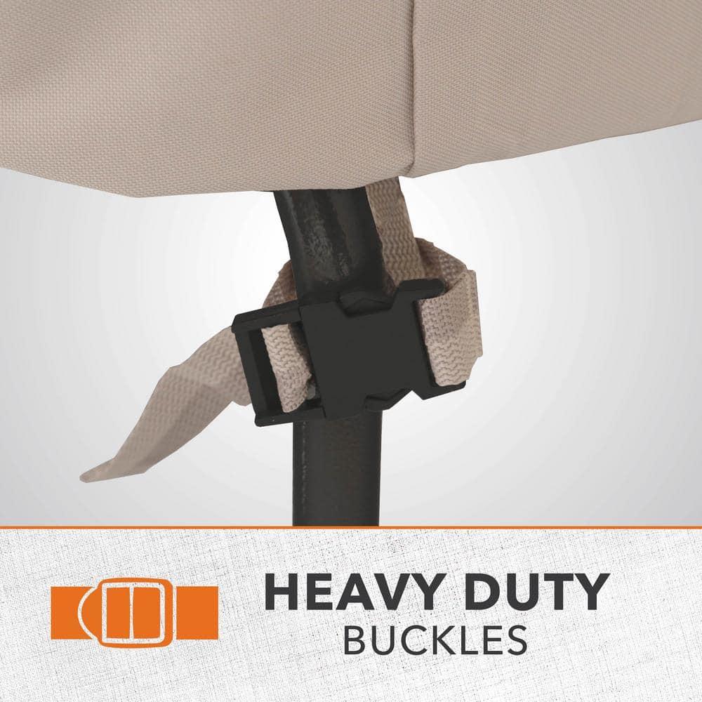 Modern Leisure Modern Leisure Monterey Patio Swivel Lounge Chair Cover, 2-Pack, 37.5"L x 39.25"W x 38.5"H, Beige (Set of 2)