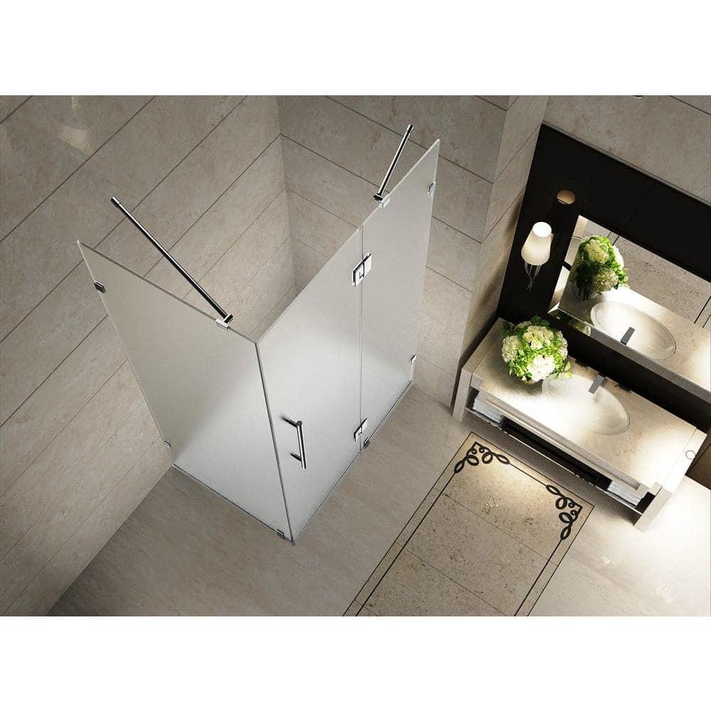 Avalux 34" x 72" Rectangle Hinged Shower Enclosure