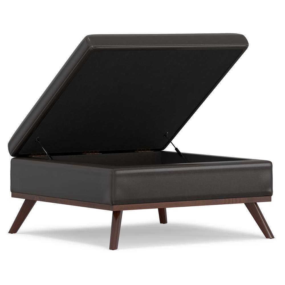 Owen Faux Leather Ottoman