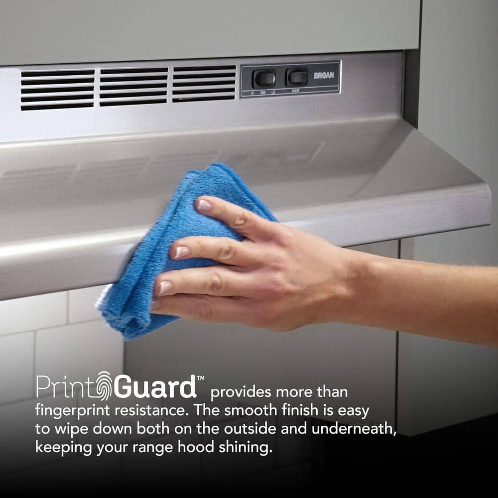 Broan® 36-Inch Ductless Under-Cabinet Range Hood, Stainless Finish