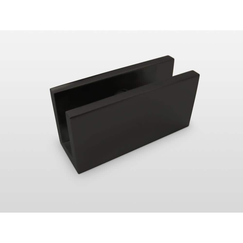 Umbra 51 in. x 78 in. Fully Frameless Wall Hinge Towel Bar Shower Door