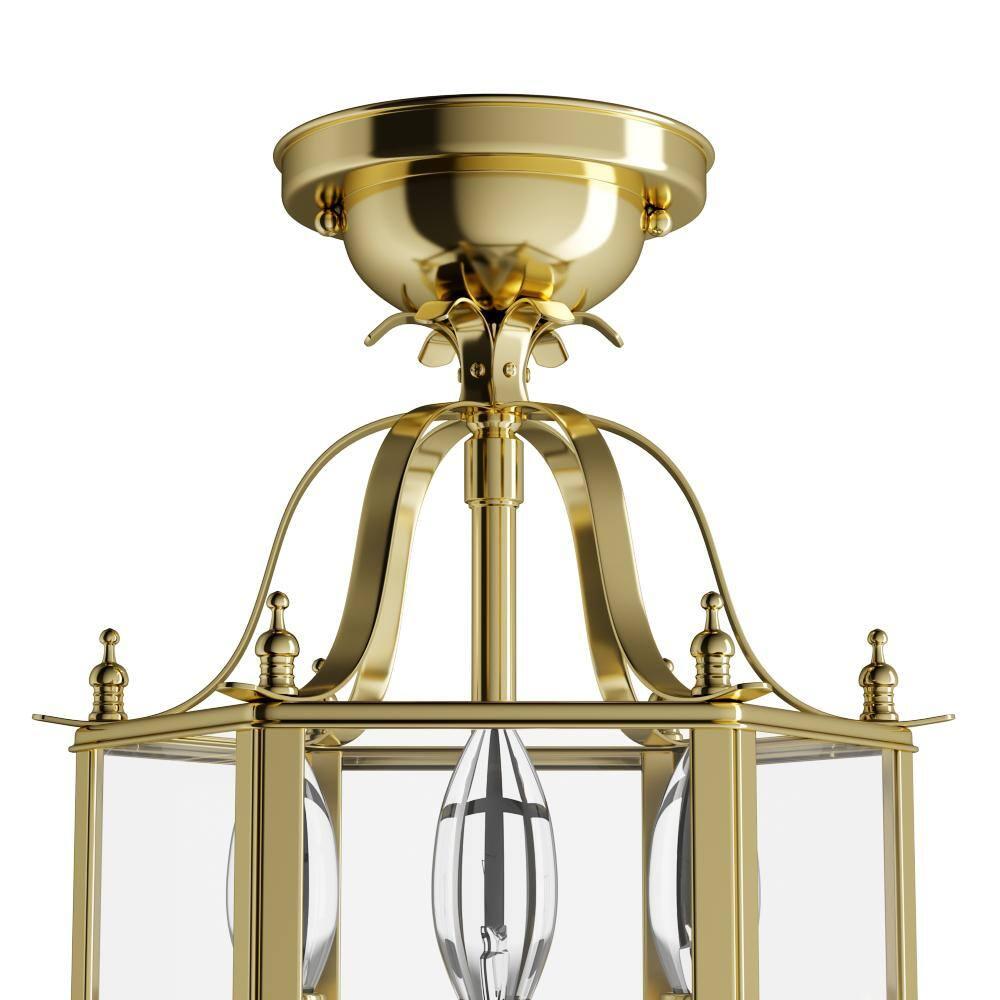 Livex Lighting Livingston 3 - Light Chandelier in  Polished Brass