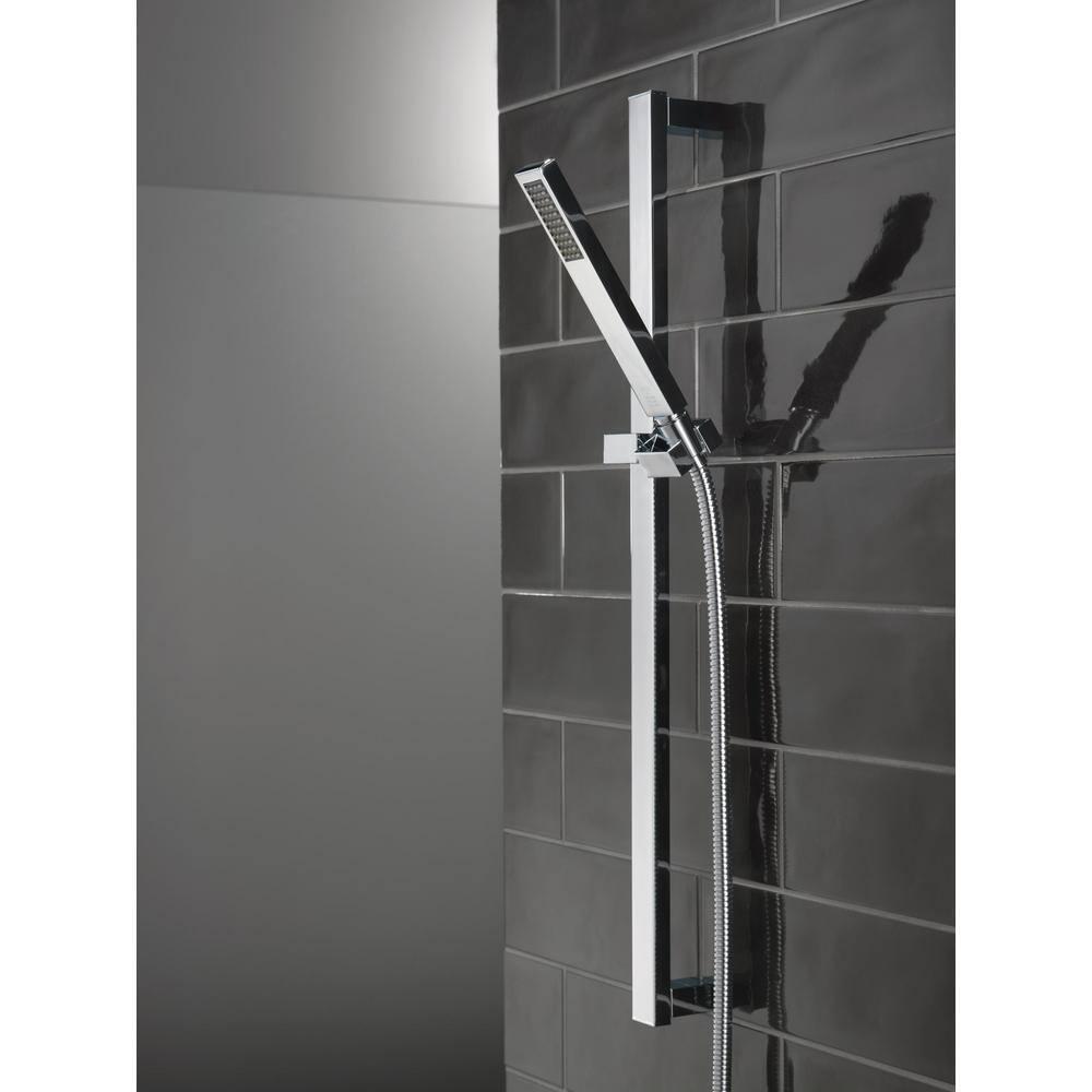 Vero Single Spray Hand Shower with Slide Bar, Handheld Shower Head, Slide Bar Hand Shower 1.75 GPM
