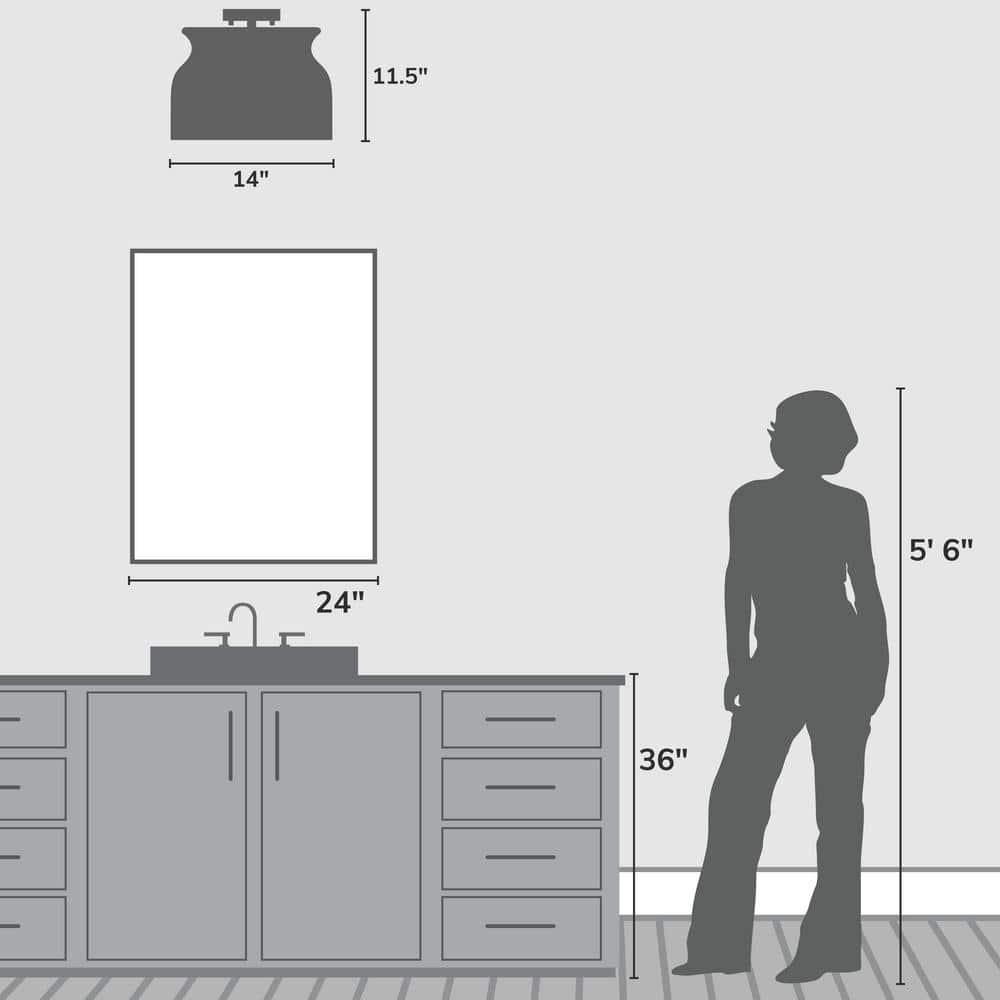 Hunter - Harlowe 1-light Luxe Gold, Large Flush Mount Light, Dimmable, Modern Style, Urn Shaped, for Bedrooms, Kitchens, Dining, Living Rooms - 13181