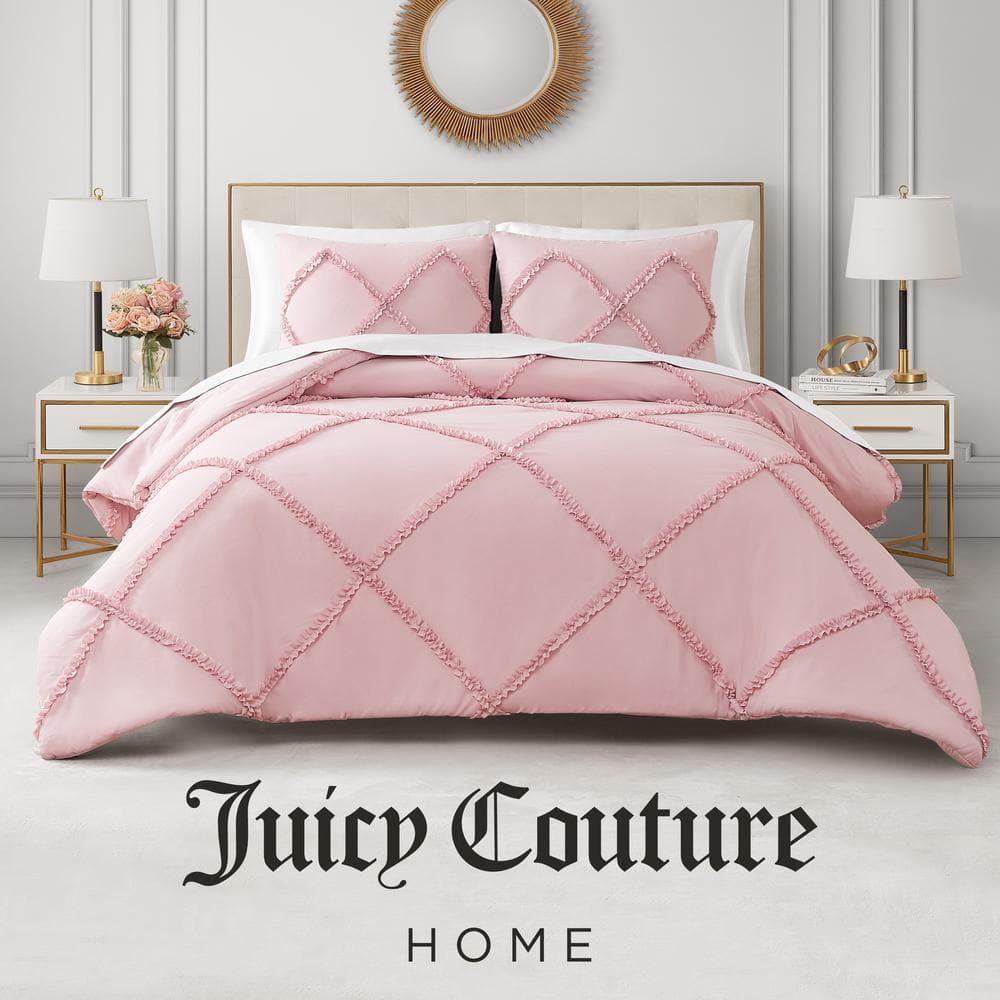 Juicy Couture Juicy Couture Diamond Ruffle Reversible Comforter & Shams Bedding Sets