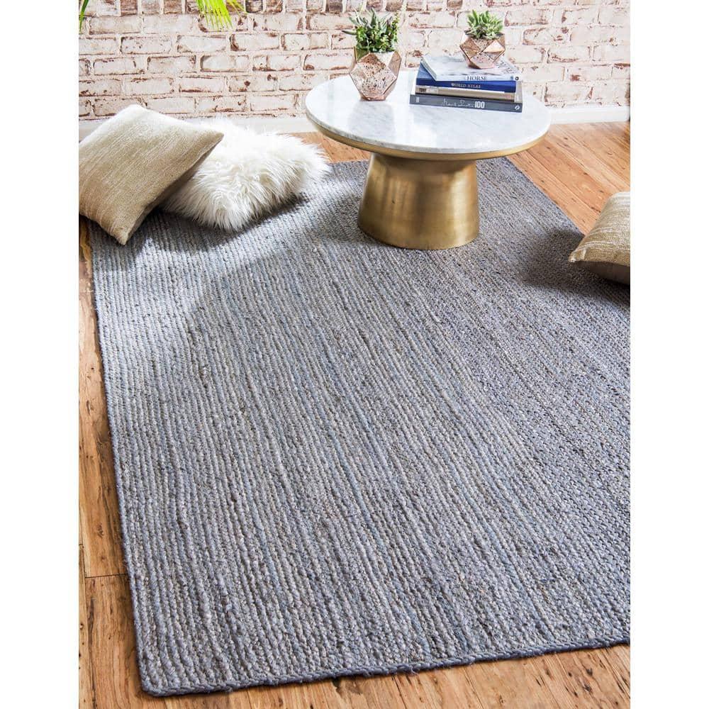 Unique Loom 5' 1 x 8' 0 Dhaka Braided Jute Rectangle Area Rug