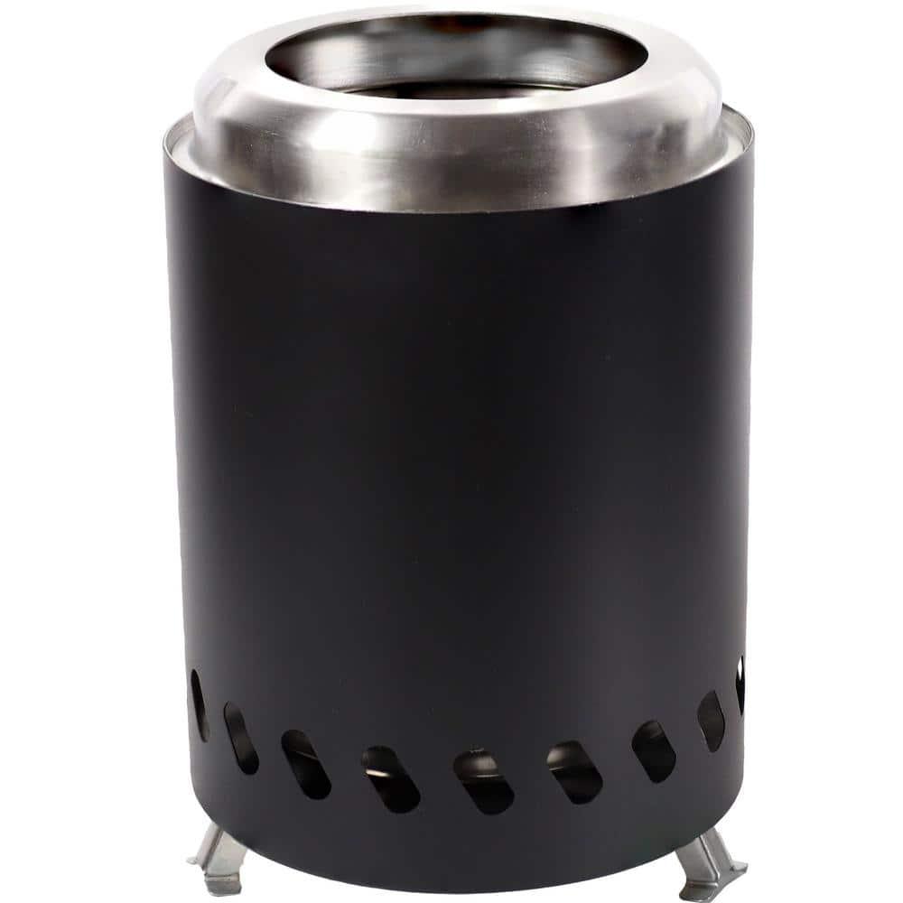 Sunnydaze Stainless Steel Tabletop Smokeless Fire Pit