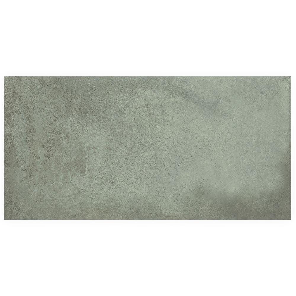 Large Format 12" x 24" Matte Cement Look Porcelain Wall & Floor Tile (11.62 Sq. Ft. / Case)