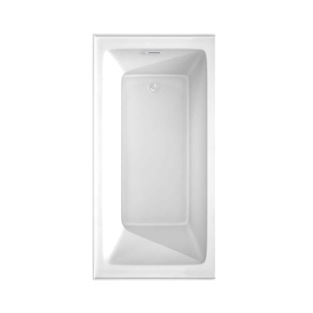 Grayley 60'' x 30'' Alcove Soaking Acrylic Bathtub