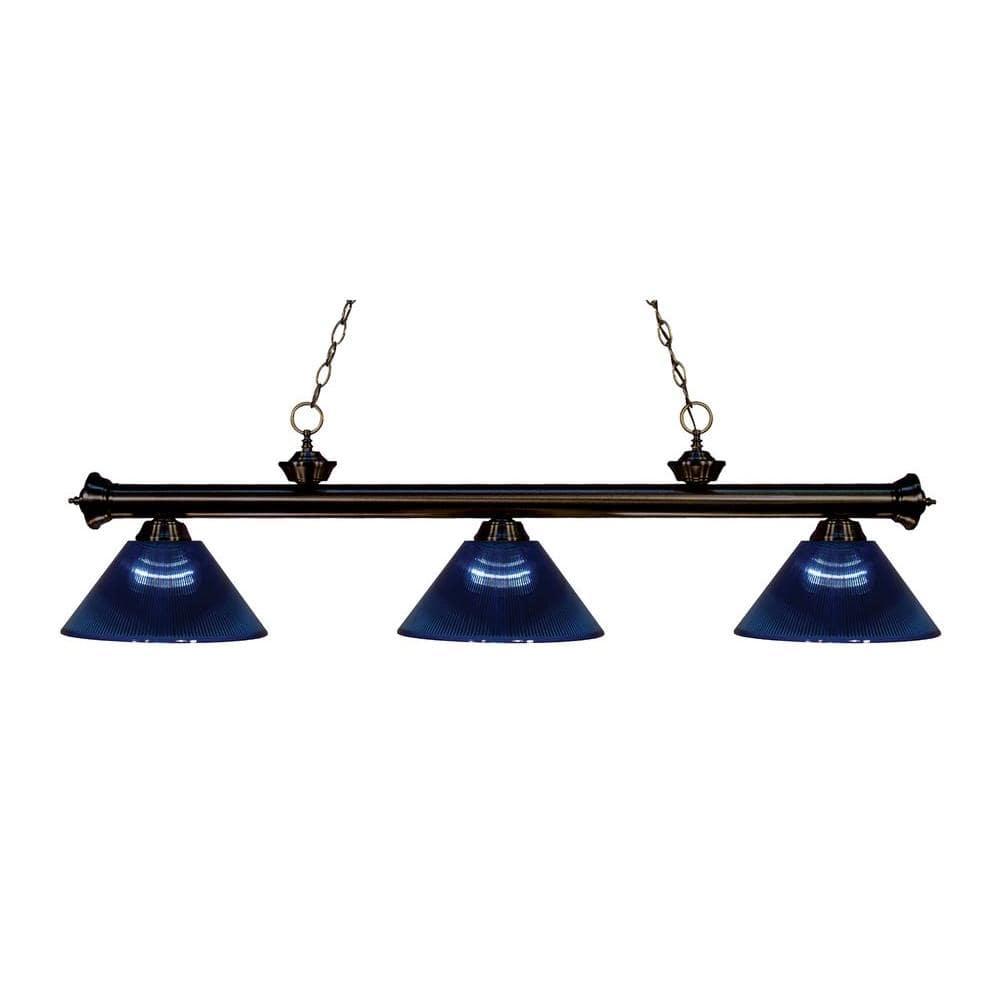 Z-Lite Riviera 3 - Light Island Pendant Light in  Bronze