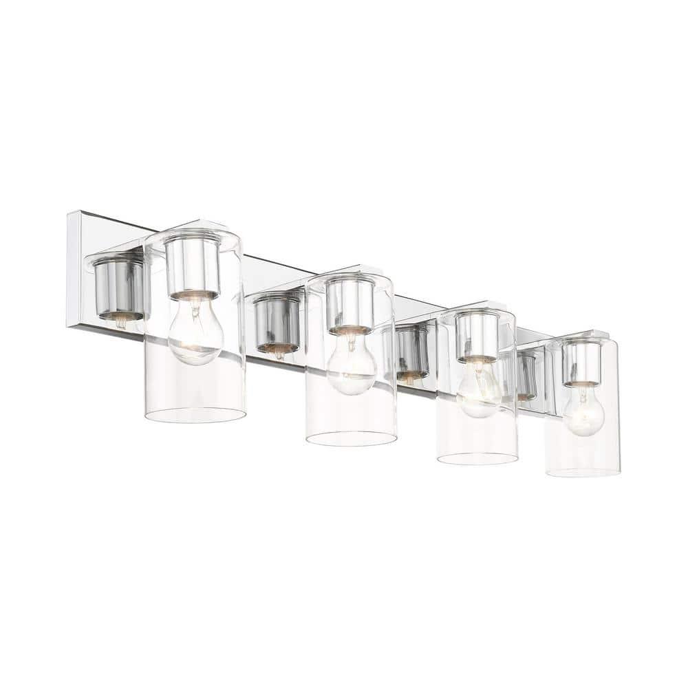 Livex Lighting Zurich 4 - Light Vanity in  Polished Chrome