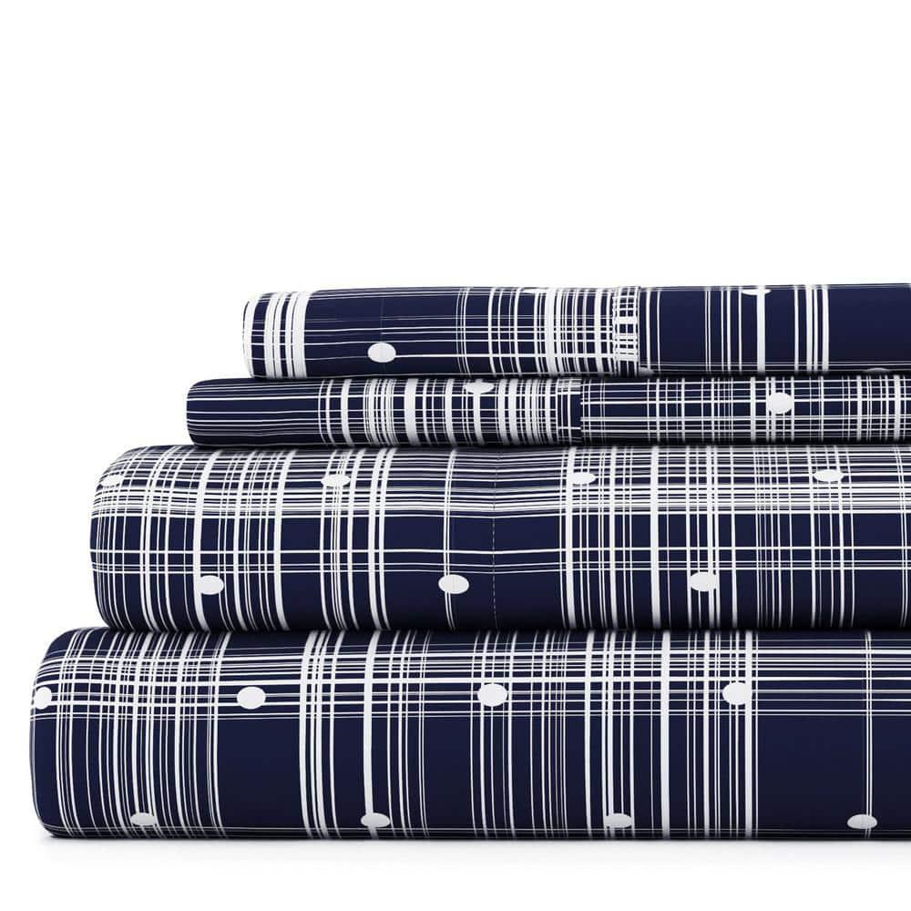 IEnjoy Home Simply Soft™ Polka Dots Microfiber Sheet Set & Reviews | Wayfair