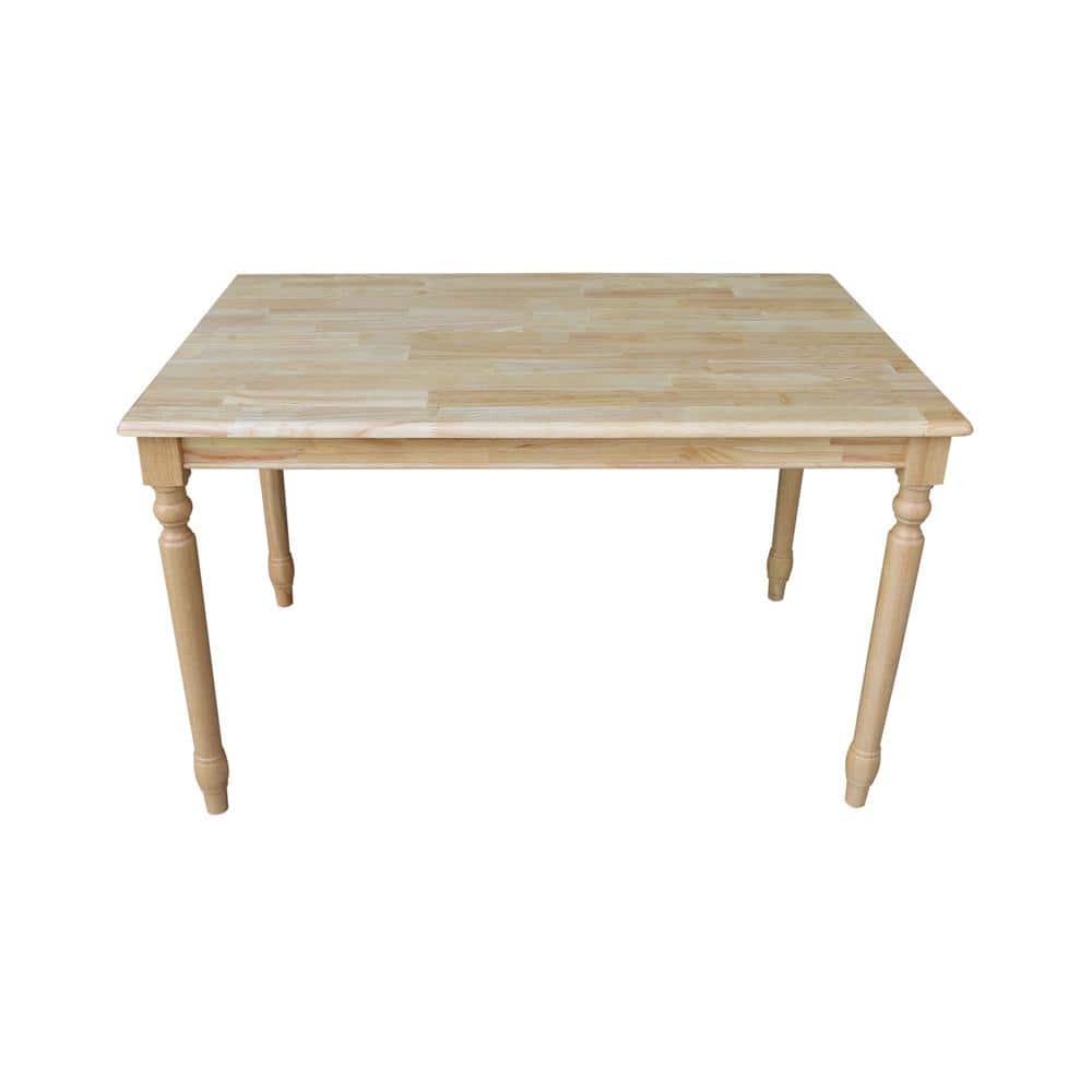 International Concepts 30" X 48"  Solid Wood Top Table