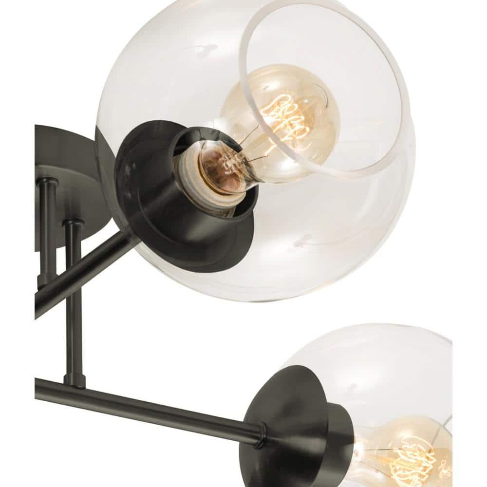 AFX - Jamie 4- Light Ceiling Semi Flush in Contemporary-Modern-Transitional