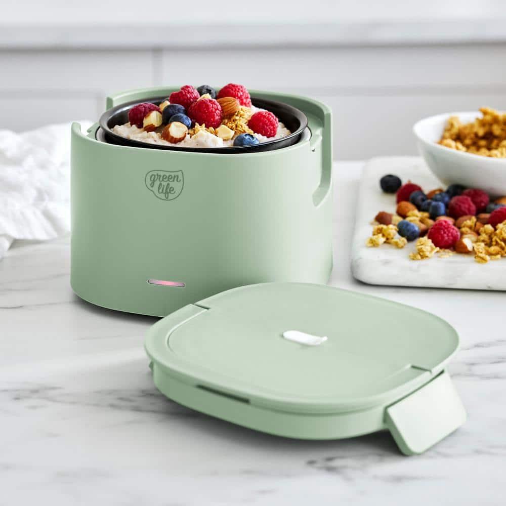 GreenLife GreenLife 20oz Electric Lunch Box Food Warmer, PFAS & PFOA-Free Ceramic, Portable, Removable Bowl