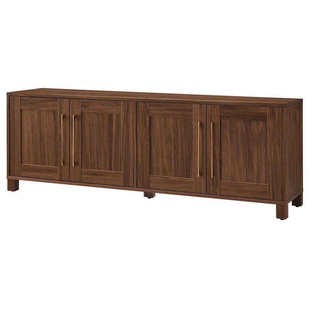 Evelyn&Zoe Chabot Rectangular TV Stand for TV's up to 75", Walnut