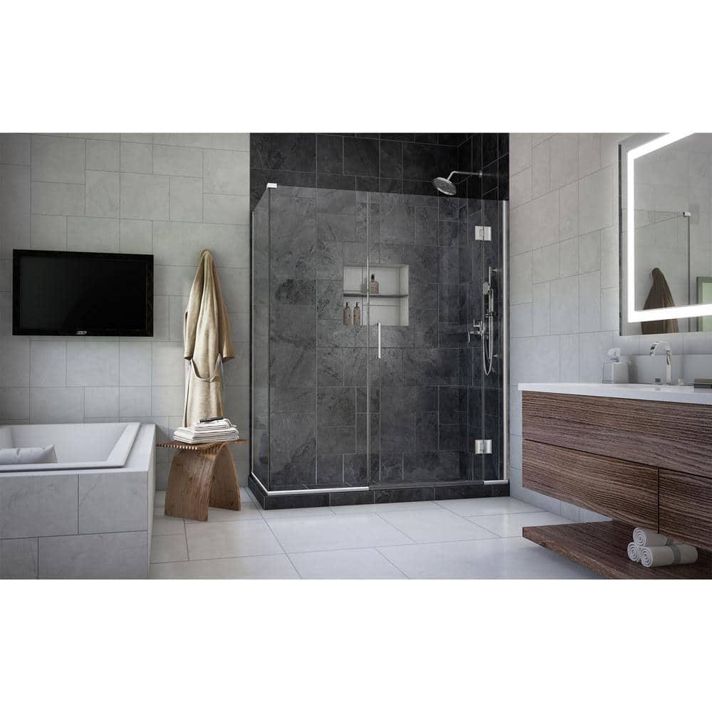 DreamLine Unidoor-X 60'' W x 30.375'' D x 72'' H Frameless Rectangle Shower Enclosure E1243030-01