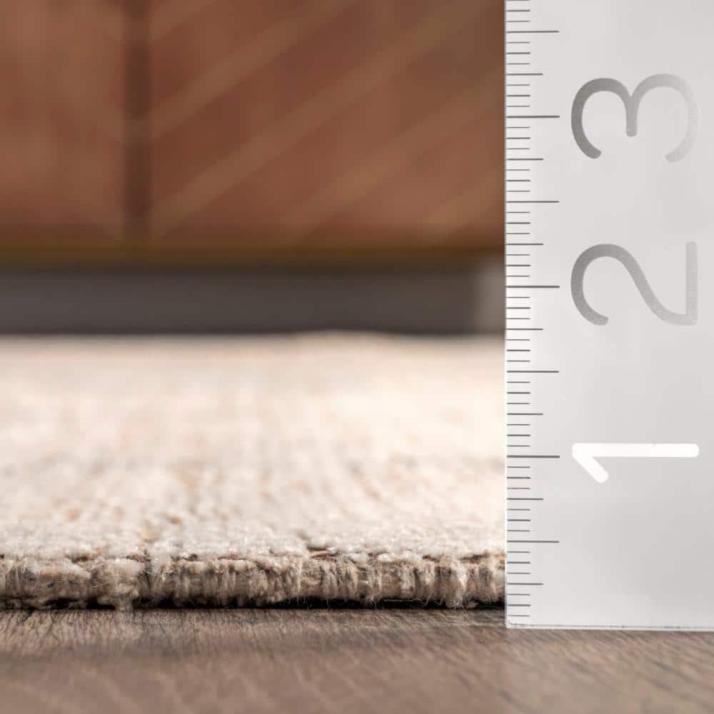 Foundry Select Ginger Cotton-Blend Beige Area Rug