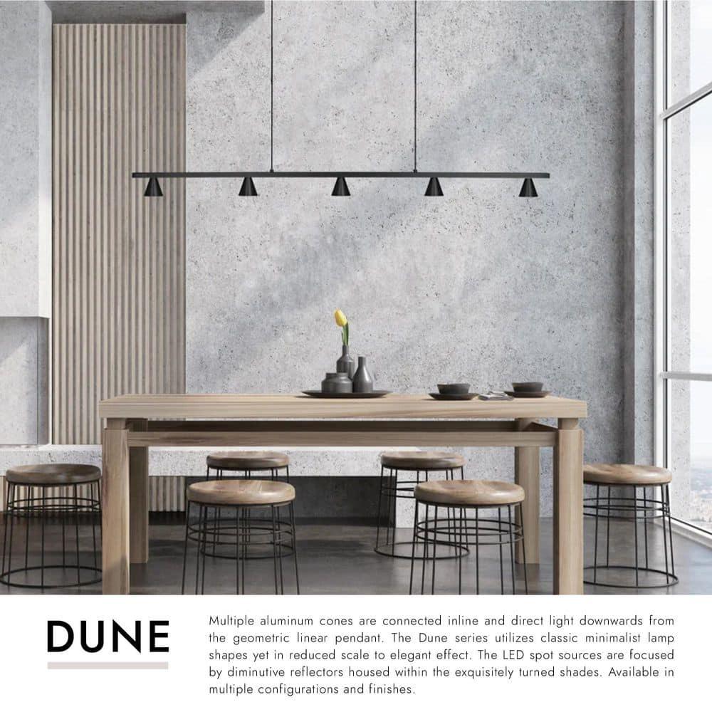 Kuzco Lighting Dune 5 - Light LED Kitchen Island Pendant