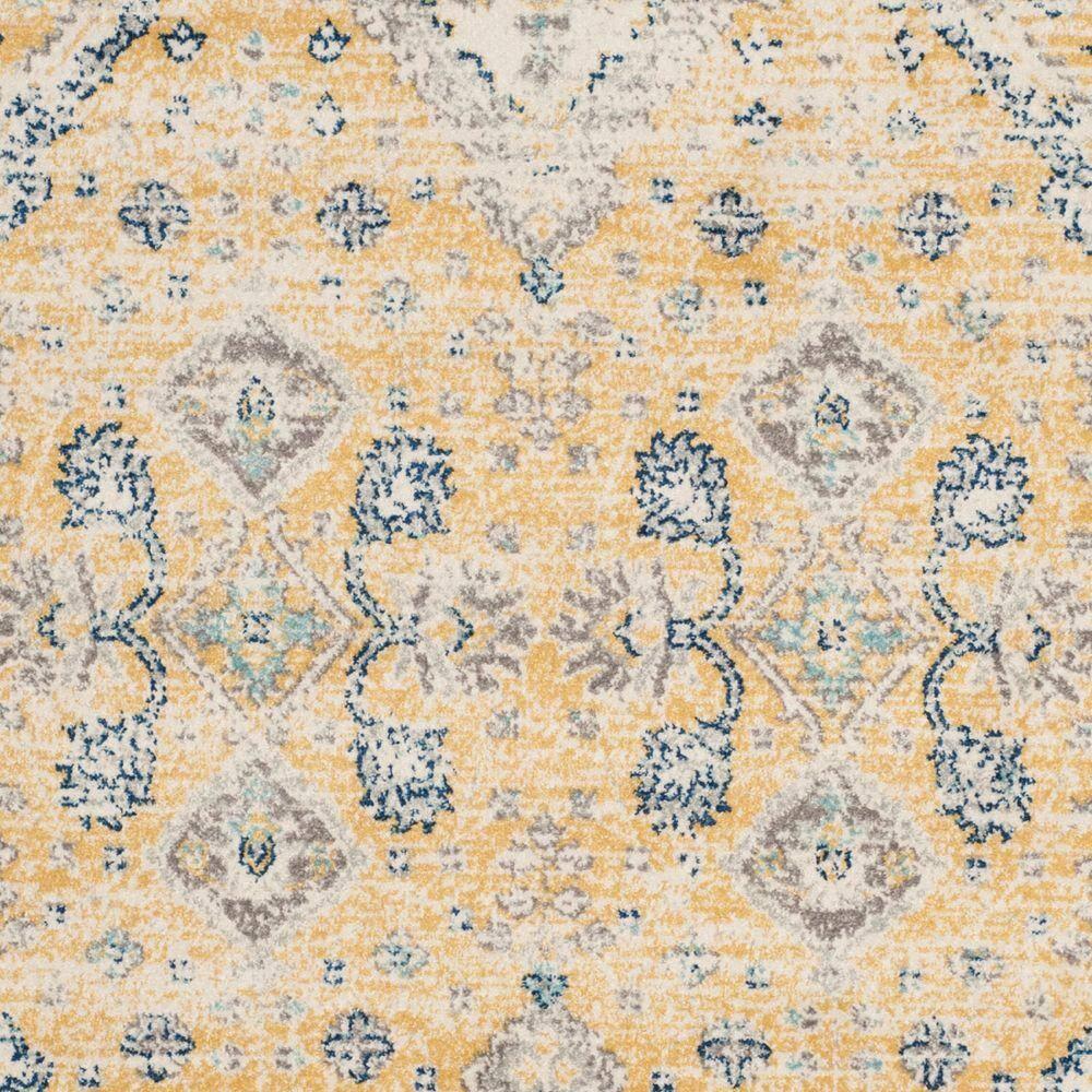 Evoke EVK224 Power Loomed Area Rug - Gold/Ivory - 4'x6' - Safavieh.