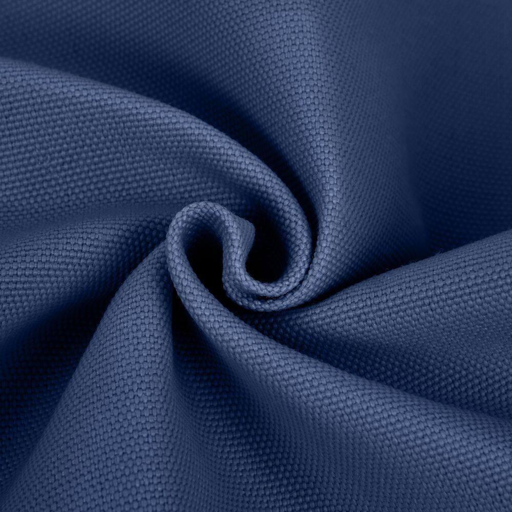 18 in. x 18 in. x 2 in. Outdoor Square Dining Chair Seat Cushion for Patio Furniture, Navy Blue (2-Pack)