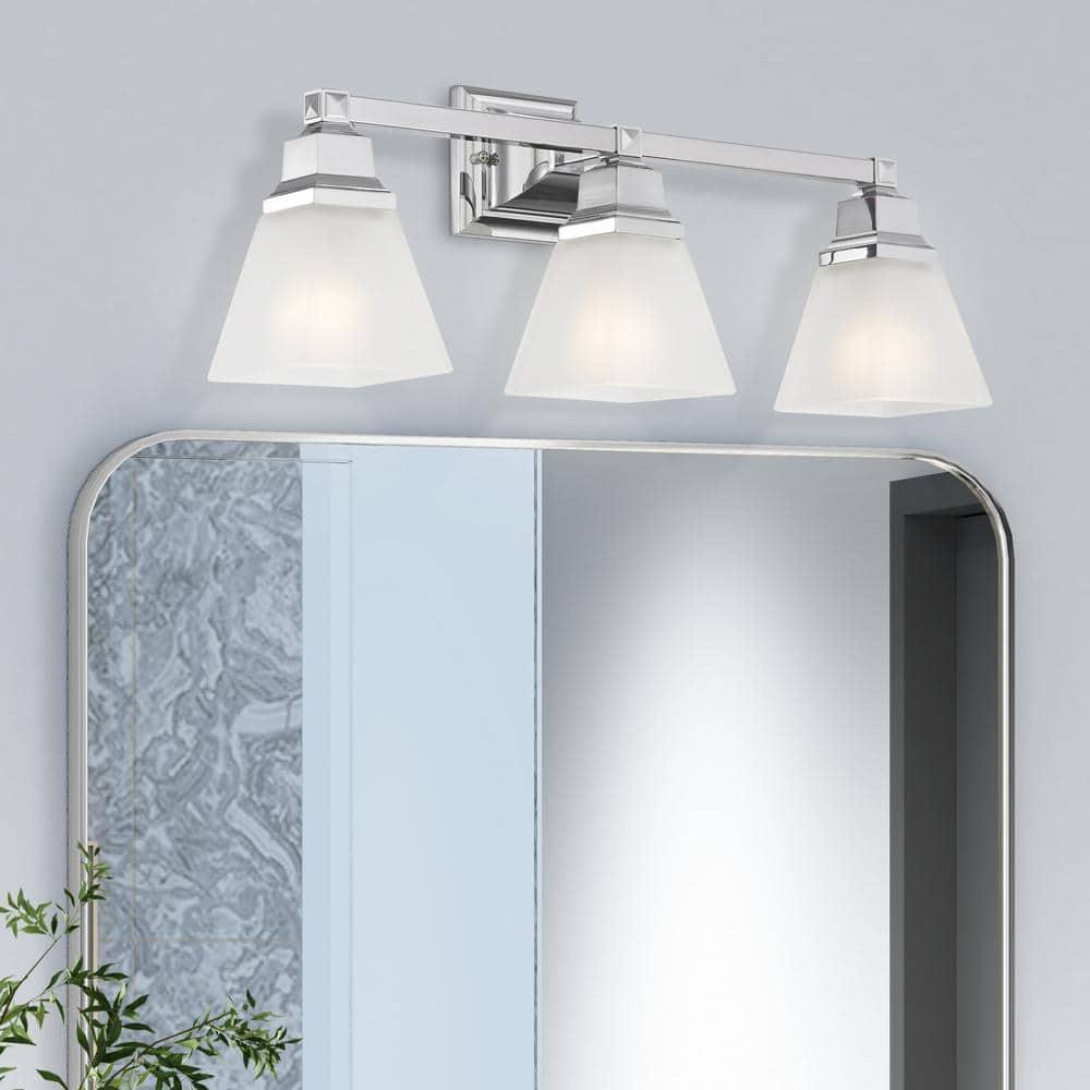 Livex Lighting Mission 3 - Light Vanity in  Polished Chrome
