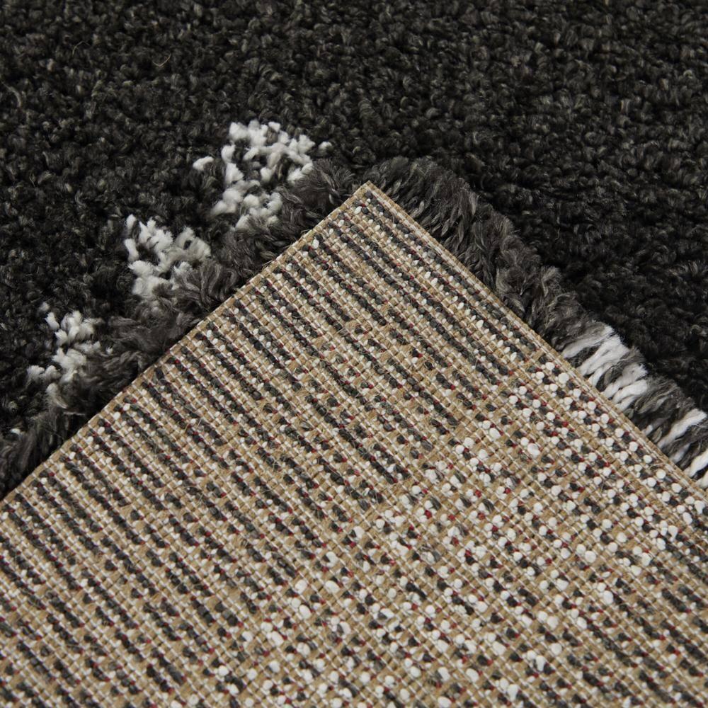 Balta Culver Southwestern Diamond Shag Area Rug Charcoal 5'3" x 7' 5' x 8' Blue, Cream, Black