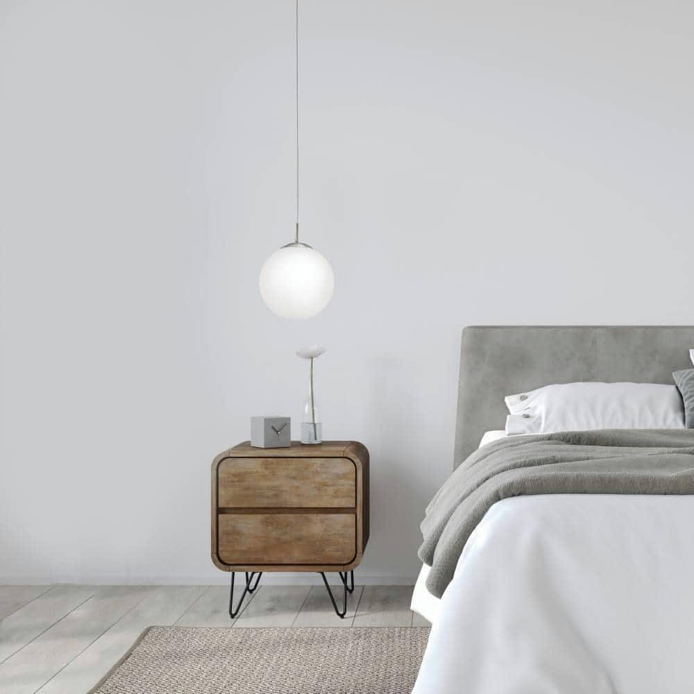 Eglo USA Rondo 8526 Opal Glass Hanging Pendant Light