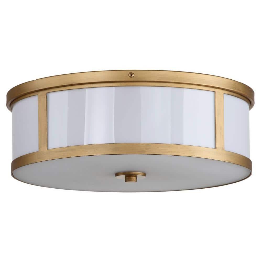 Avery Ceiling Drum Light - LIT4195 - Gold - Safavieh