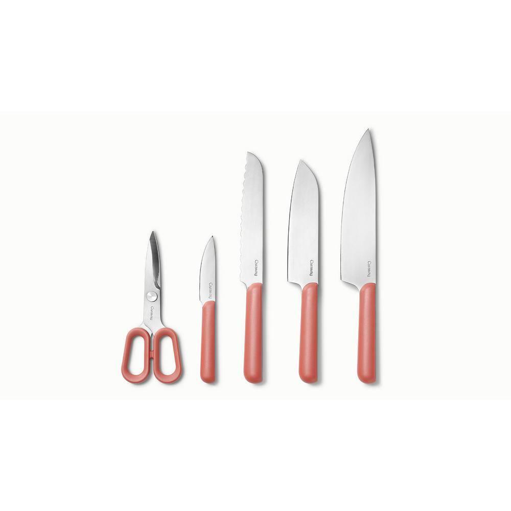 Caraway 14-Piece Perracotta Knife and Utensil Prep Set